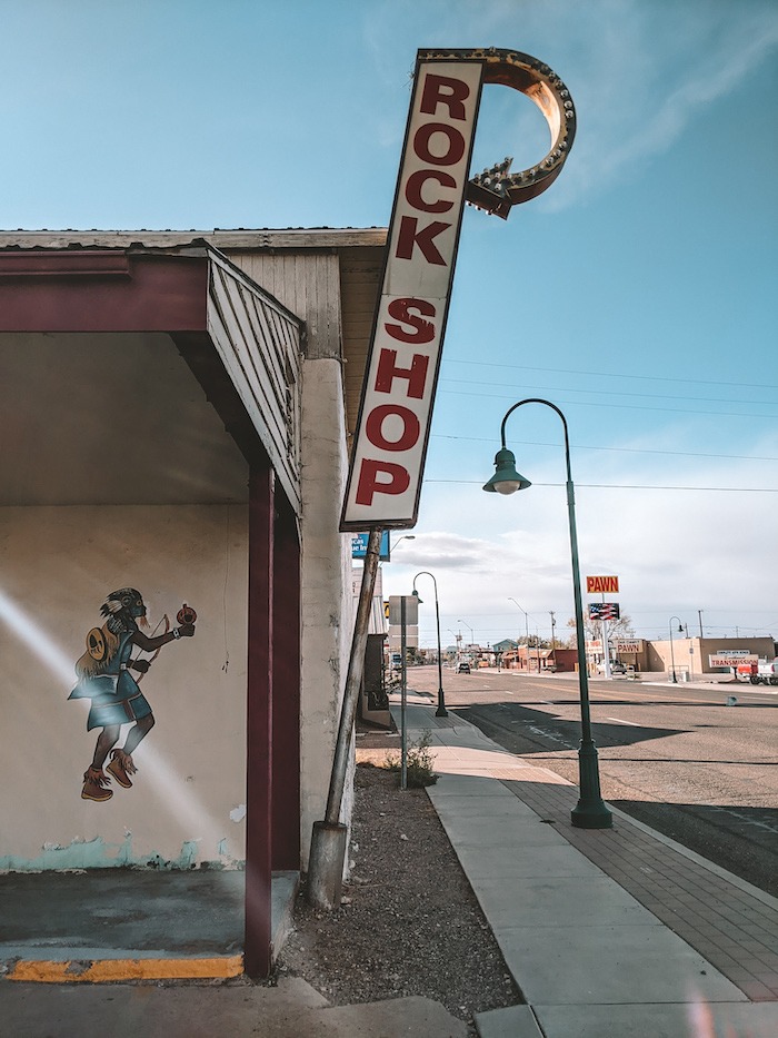 Ghost Towns of Route 66 rock shop