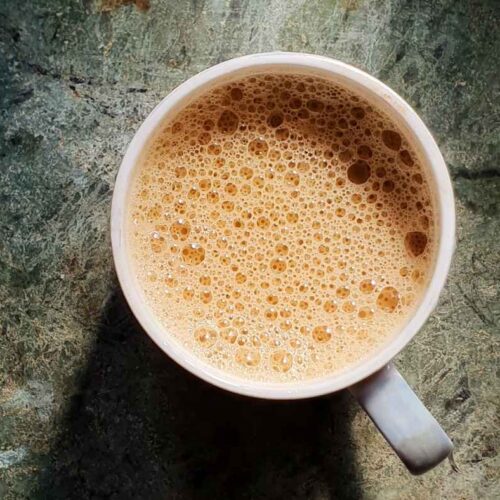 cup of chai latte