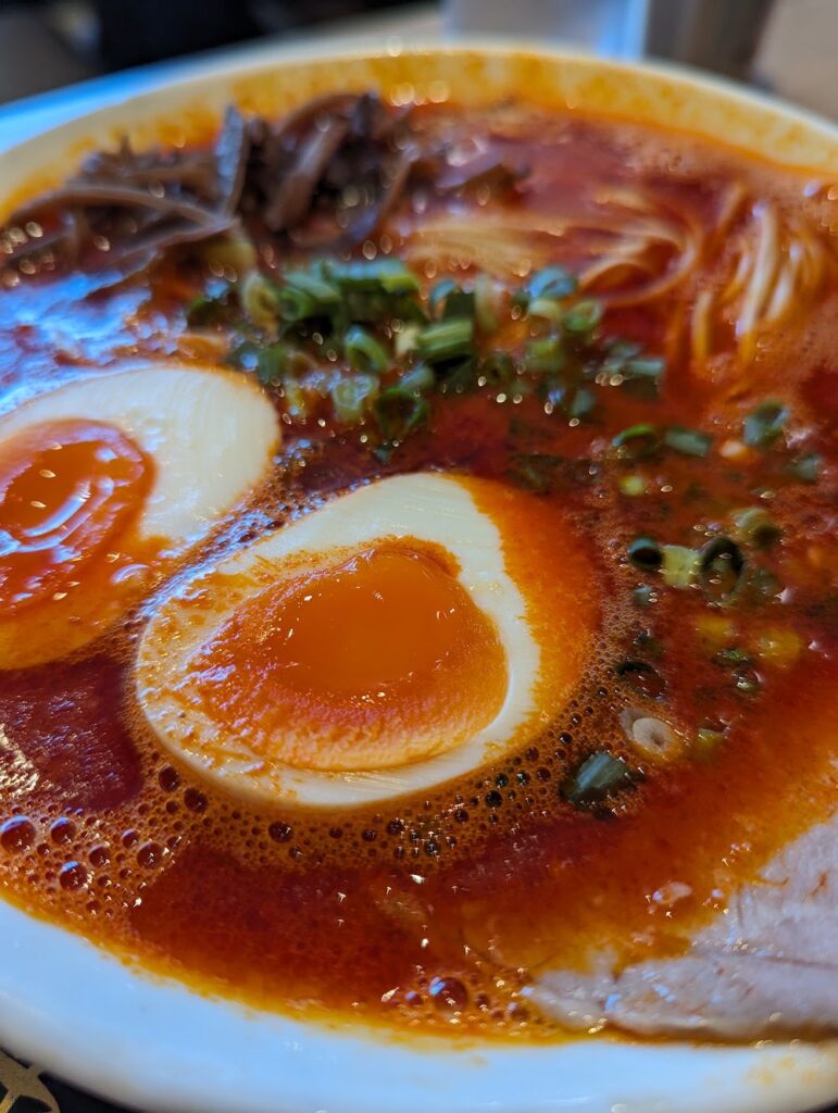 spicy tonkotsu ramen bowl